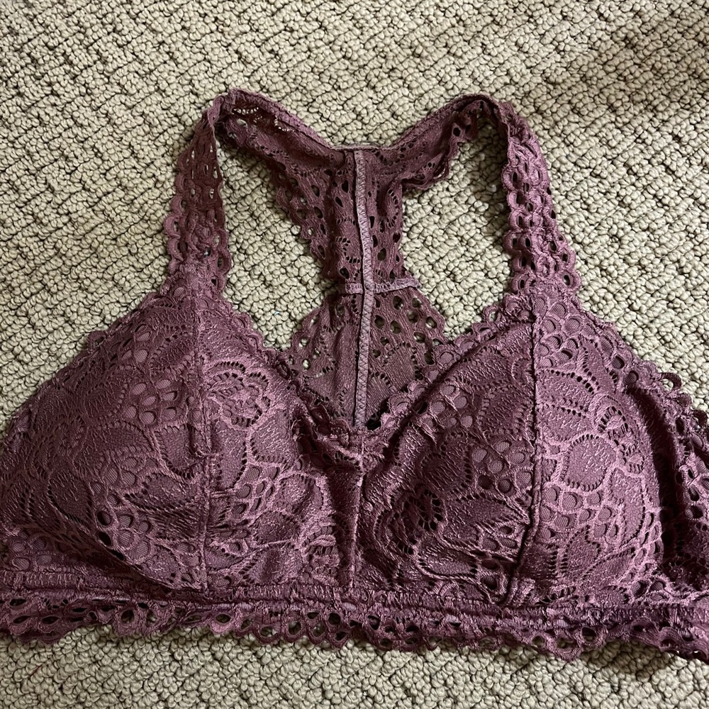 Maurice’s Rose Mauve Lacy Bralette